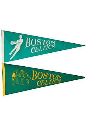 Late 1940s Boston Celtics Pennants (2)