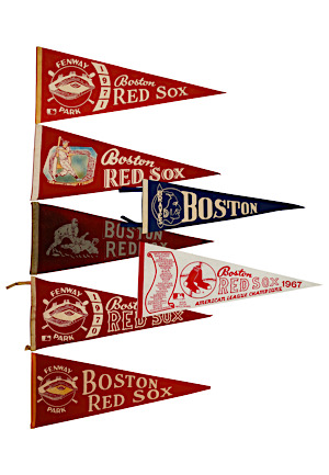 Boston Red Sox & Boston Braves Pennants (7)
