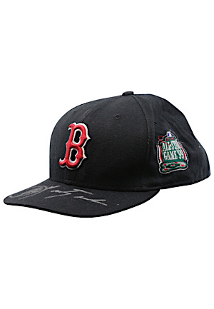 1999 Carl Yastrzemski Boston Red Sox MLB All-Star Autographed Cap Worn To Throw Out First Pitch (Sourced From Family)