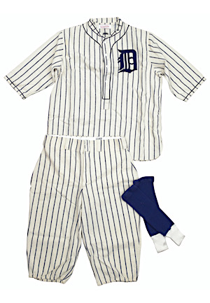 Tommy Lee Jones "Cobb" Detroit Tigers Screen-Wonn Flannel Uniform (4)