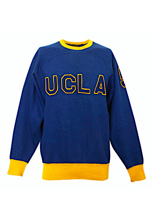 Late 1930s Bill Overlin UCLA Bruins Player-Worn Football Sweater (Beautiful Condition)