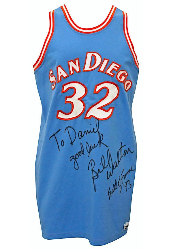 San Diego Clippers Authentic 1979-80 Bill Walton #32 White Jersey By  Mitchell & Ness Size 56: 0697589055899: : Books