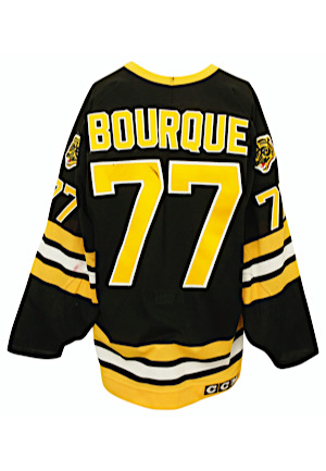 Early 1990s Ray Bourque Boston Bruins Game-Used Jersey (Sourced From Adam Oates)
