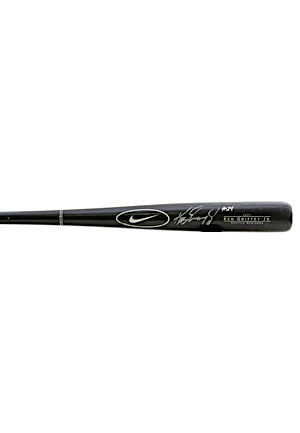 Ken Griffey Jr. Seattle Mariners Game-Used & Autographed Bat