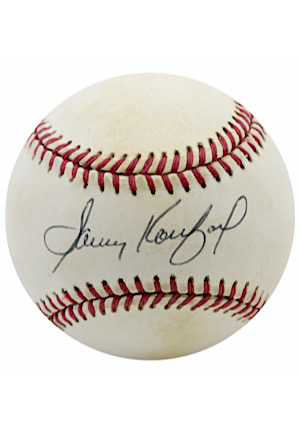 Sandy Koufax Single-Signed ONL Baseball