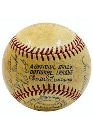 1970 National League All-Stars Team-Signed ONL Baseball (Full JSA)
