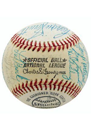 1975 National League All-Stars Team-Signed ONL Baseball