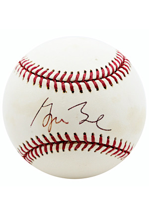 George W. Bush Single-Signed OML Baseball