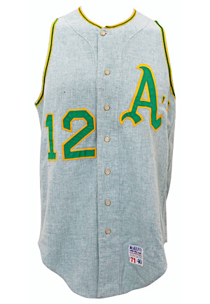 1971 Tommy Davis Oakland As Game-Used Flannel Vest (Originally Sourced From Team Bus Driver)