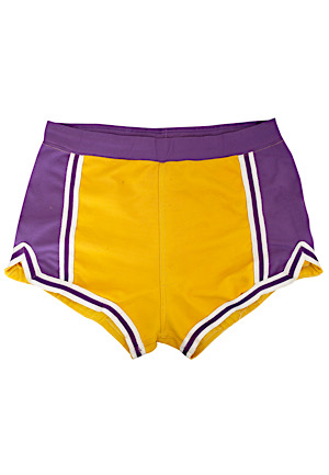 Early 1970s Wilt Chamberlain Los Angeles Lakers Game-Used Shorts (Sourced From Equipment Manager • Outstanding Wear)