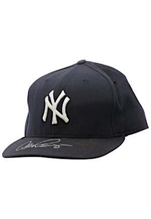 2007 Alex Rodriguez New York Yankees Game-Used & Autographed Cap (MLB Authenticated • A-Rod Hologram • MVP Season)