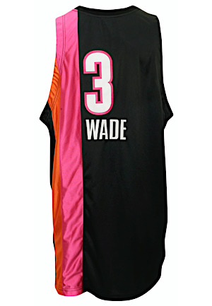 2005-06 Dwyane Wade Miami Heat Game-Used TBTC Jersey (Championship & Finals MVP Season)