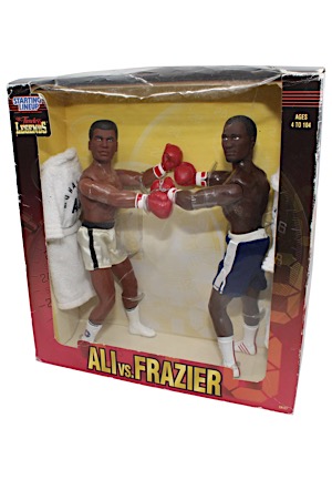 1998 Muhammad Ali vs. Joe Frazier Starting Lineup "Timeless Legends" Collectible Action Figures & Original Box