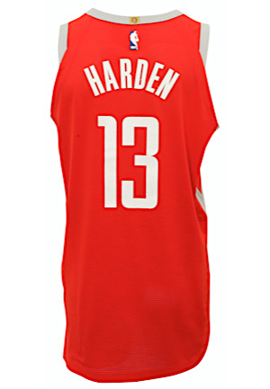 2017-18 James Harden Houston Rockets Game-Used Jersey (Photo-Matched To Three Games Including A 48-Pointer • MVP Season)