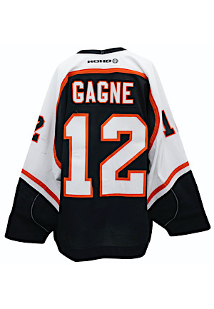 2002-03 Simon Gagne Philadelphia Flyers Game-Used Jersey (Photo-Matched • NHL LOA)
