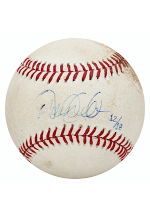 8/11/2014 Derek Jeter Game-Used & Single-Signed LE OML Baseball From Career Hit #3,431 Game (MLB Authenticated • Steiner COA)