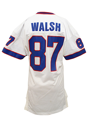1993 Chris Walsh Buffalo Bills Game-Used Jersey