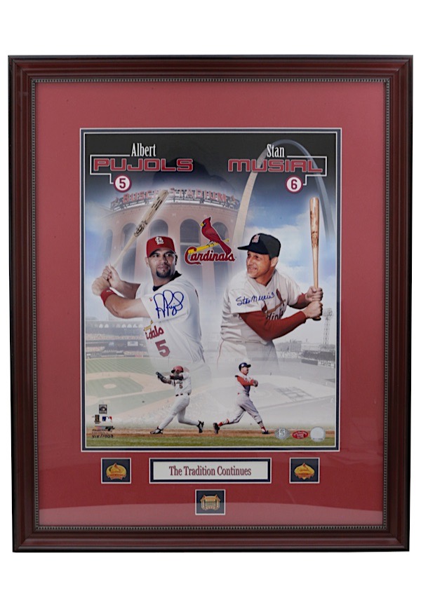 1985 St. Louis Cardinals Multi-Signed Framed Print - Herzog,, Lot #43081