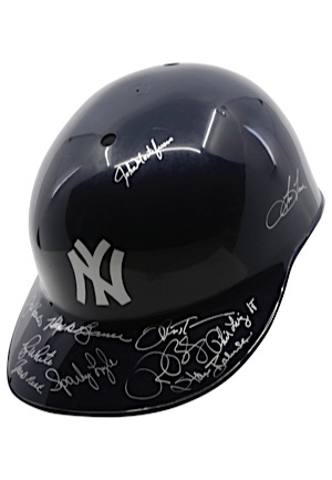 New York Yankees Stars Multi-Signed Helmet Including Skowron, Bauer & More (Full PSA/DNA)