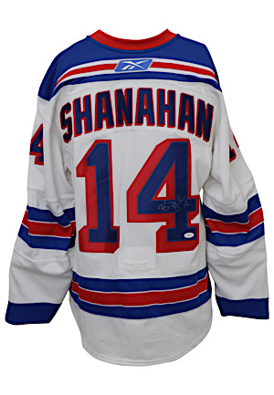 Jaromir Jagr & Brendan Shanahan New York Rangers Single-Signed Jerseys (2)(JSA COAs)
