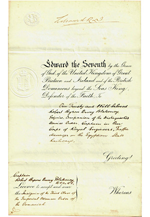 1905 King Edward VII Autographed Document (Full PSA/DNA)