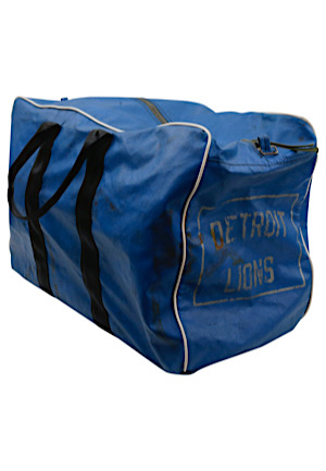 1980s Detroit Lions Team-Issued Travel Bag