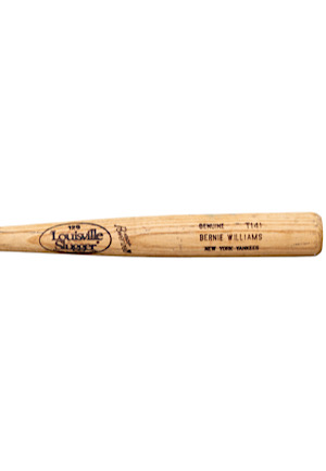 Bernie Williams New York Yankees Game-Used & Autographed Bat (PSA/DNA GU9.5)