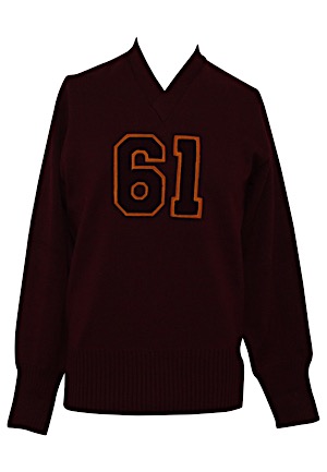 1950s USC Trojans Player-Worn Football Sweater #61 Blackburn