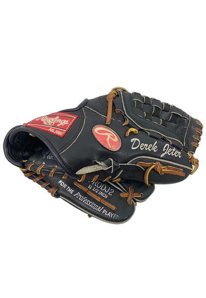 2005 Derek Jeter New York Yankees Spring Training/Back-Up Glove (Gifted From Jeter To Team Security Guard)