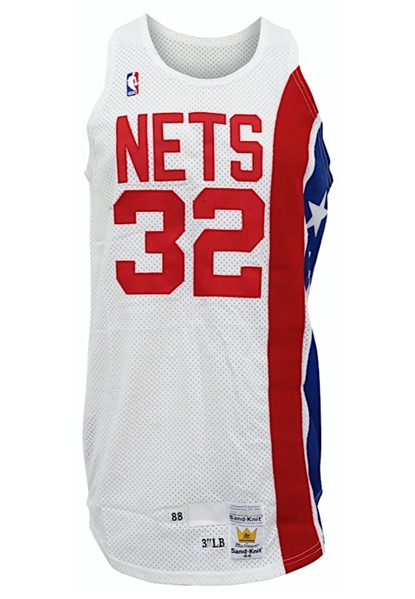 1988-89 Julius Erving New York Nets Issued Post-Career Jersey