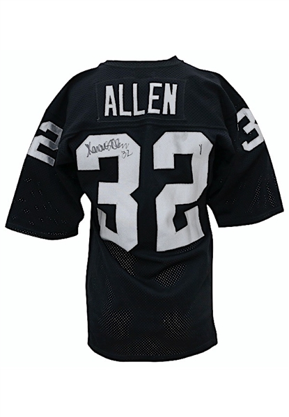 Early 1980s Marcus Allen Oakland Raiders Game-Used & Autographed Jersey