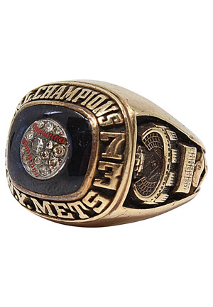 1973 New York Mets National League Championship Ring Presented To Equipment Manager Herb Norman (Family LOA • Rare)
