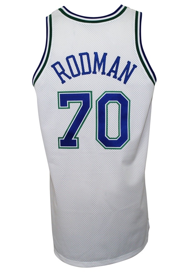 game worn rodman jersey