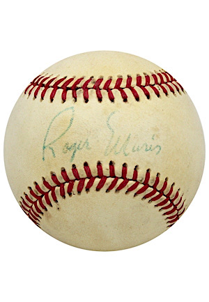 Roger Maris Single-Signed ONL Baseball