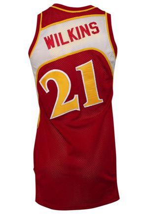 1986-87 Dominique Wilkins Atlanta Hawks Game-Used Jersey