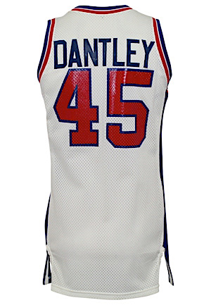1986-87 Adrian Dantley Detroit Pistons Game-Used & Autographed Home Jersey