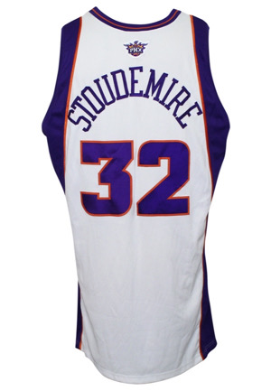 2003-04 Amare Stoudemire Phoenix Suns Game-Used Home Jersey