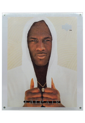 Michael Jordan Chicago Bulls Upper Deck Photo & Uncut Holographic Cards (3)