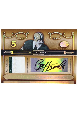 2006 Playoff National Treasures Signatures Paul Hornung #26 (19/25)