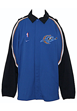 2002-03 Michael Jordan Washington Wizards Player-Worn Warm-Up Jacket (Final Season)