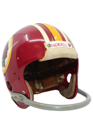 Circa 1972 Billy Kilmer Washington Redskins Game-Used Helmet