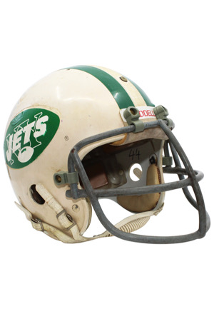 Circa 1973 John Riggins New York Jets Game-Used Helmet