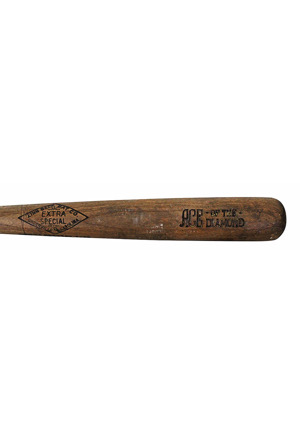 1925-29 Rogers Hornsby Zinn Beck Diamond Ace Professional Model Game Bat (MEARS)
