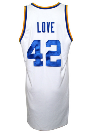 2007-08 Kevin Love UCLA Bruins Game-Used & Autographed Home Jersey