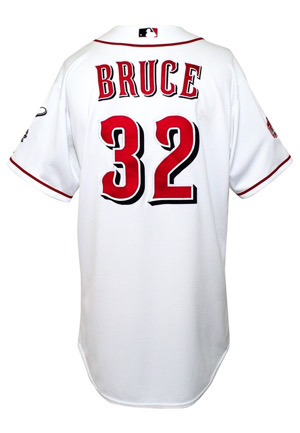 2015 Jay Bruce Cincinnati Reds Game-Used Home Run Home Jersey (MLB Authenticated)