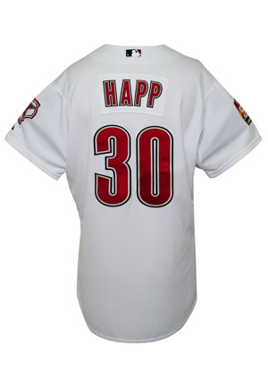 2012 J.A. Happ Houston Astros Game-Used Home Jersey