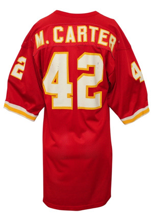 Circa 1980 M.L. Carter Kansas City Chiefs Game-Used Jersey (Repairs)