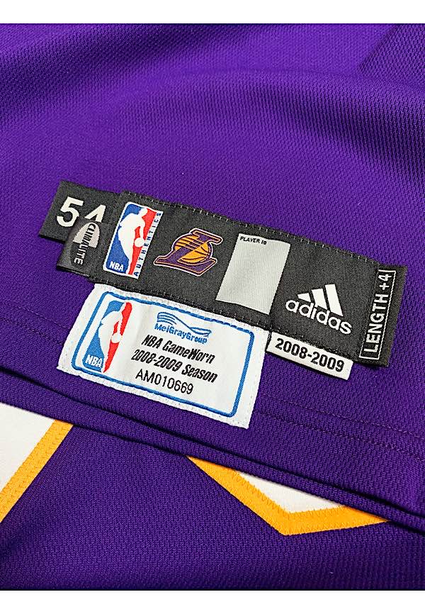 Lot Detail - 2010 Kobe Bryant Los Angeles Lakers Game-Used Road Jersey with  NBA Finals Patch (Championship Season • Finals MVP)