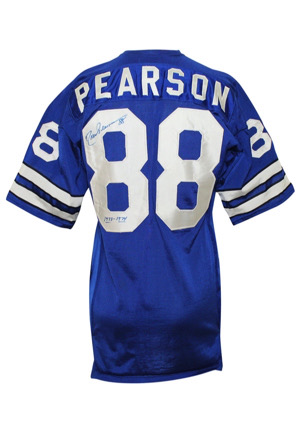 Circa 1973 Drew Pearson Dallas Cowboys Rookie Era Game-Used & Autographed Jersey
