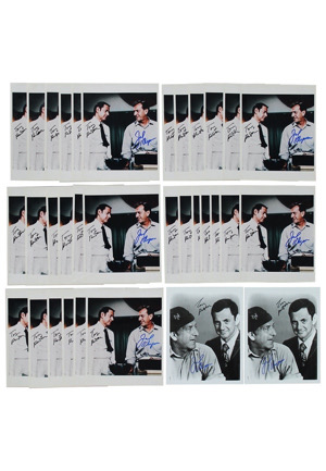 Large Grouping Of Tony Randall & Jack Klugman "The Odd Couple" Dual-Signed Photos (33)